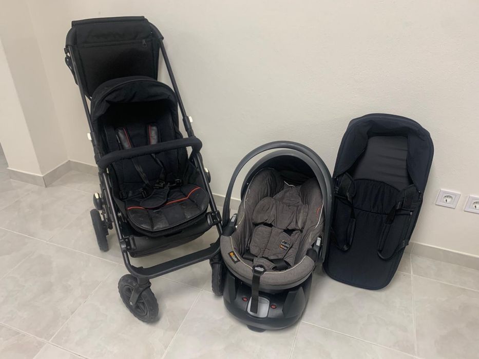 Trio transporte criança