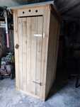 Toaleta drewniana WC wychodek drewniany