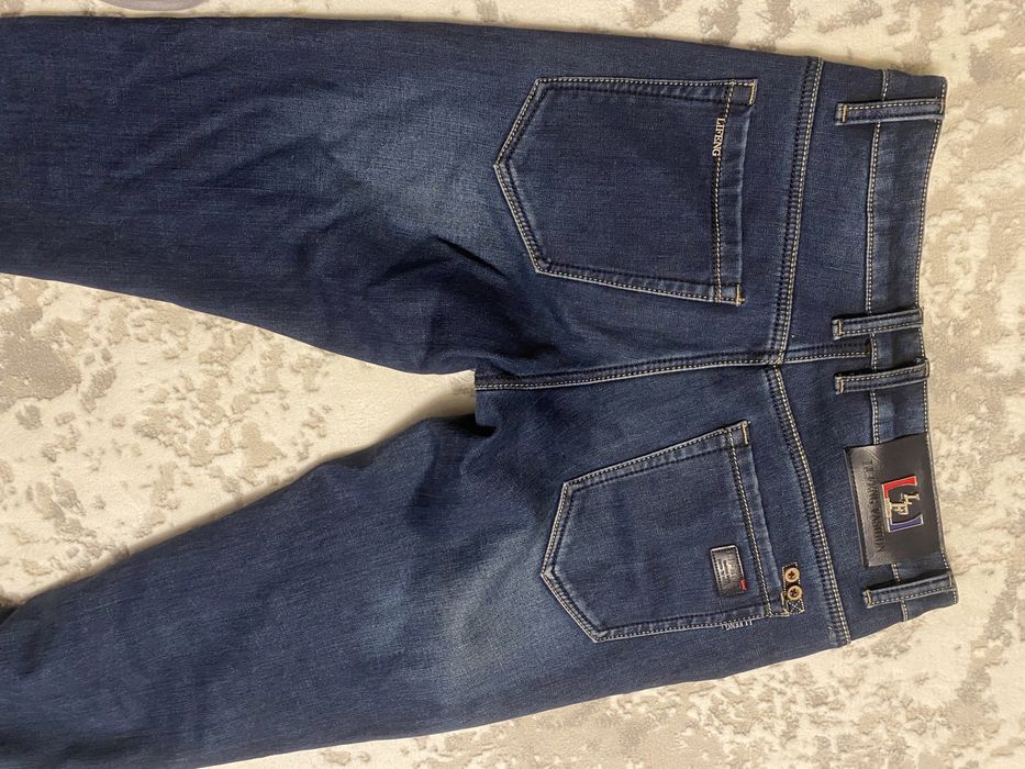 Чоловічі джинси утеплені на флісі розмір С