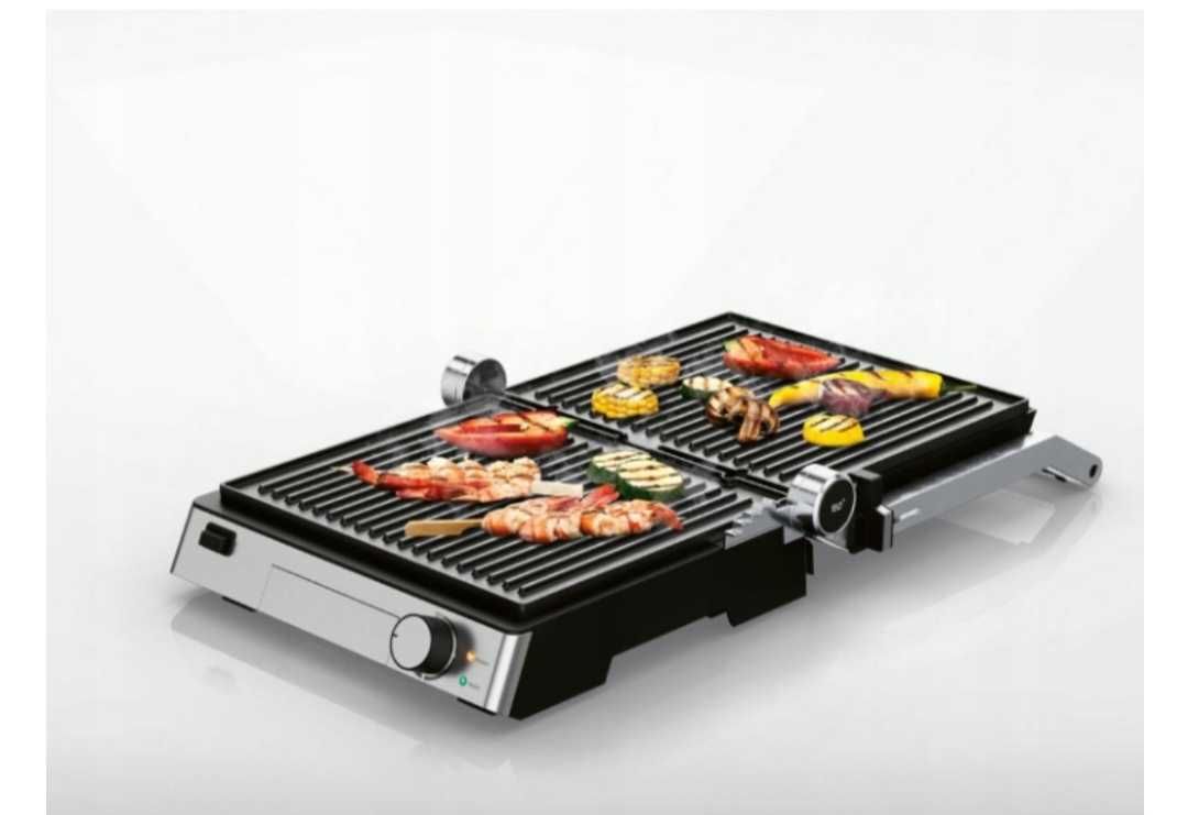 Grill elektryczny rozkładany kontaktowy SILVERCREST 2000W
