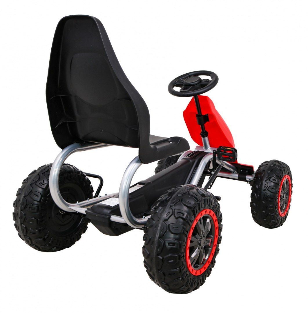 +Max 100KG  +Ham Ręczny quad Gokart na pedały dla dzieci STRONG