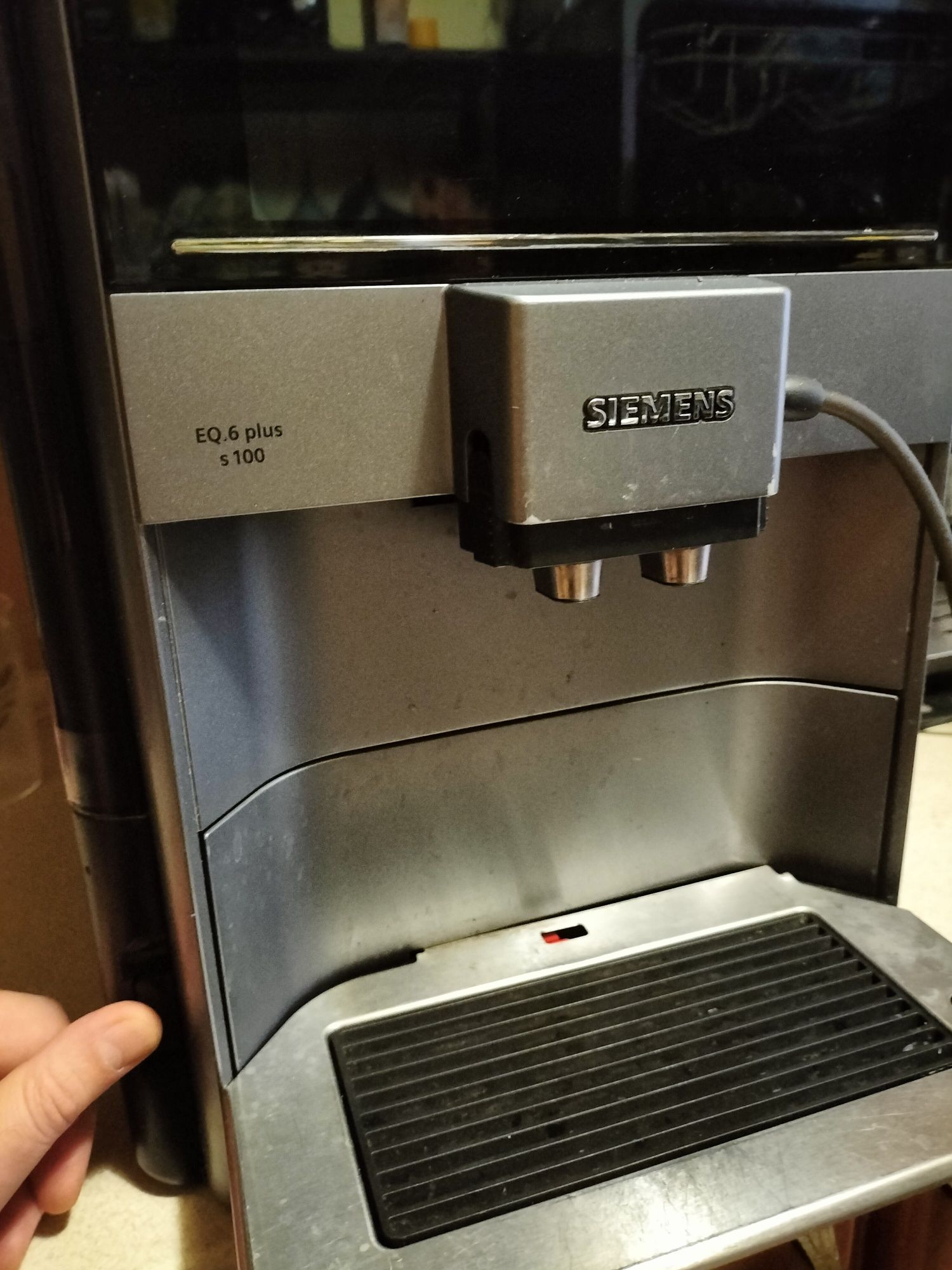 Ekspres do kawy Siemens eq6 plus s100, polskie menu, stan idealny