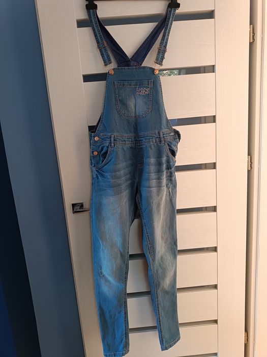 Spodnie ogrodniczki damskie