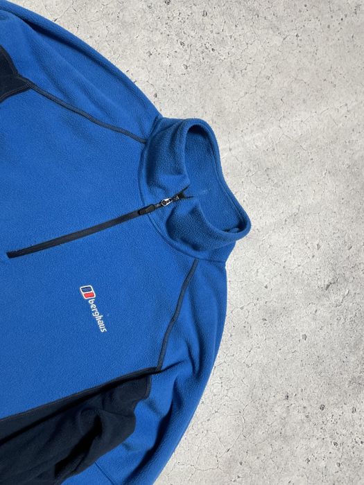 Мужская Флисовая Кофта 1/4 Зип Berghaus Оригинал Идеал S-M