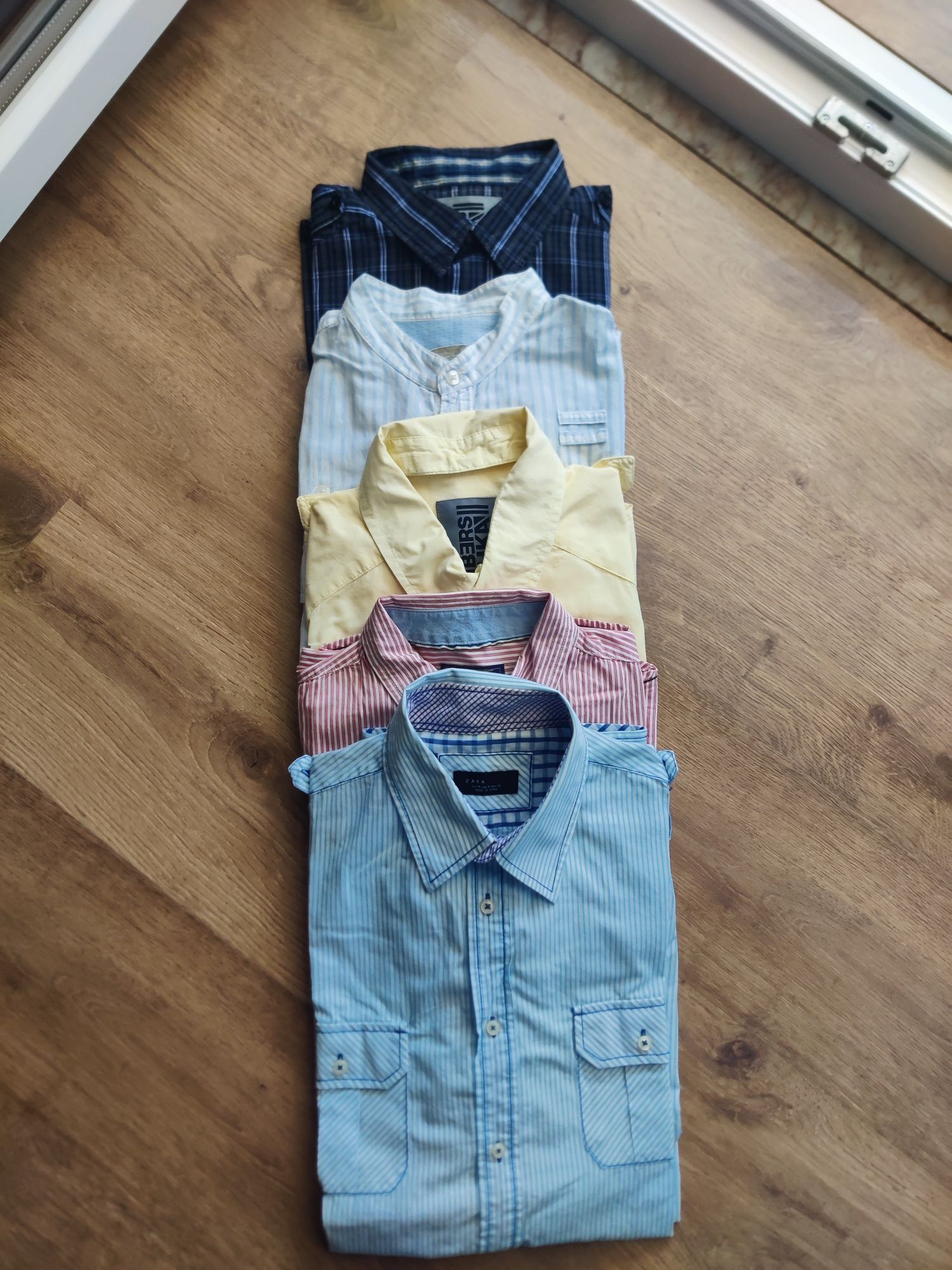 5 camisas tamanho M / Zara Bershka Springfield