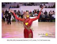Vestido de dança de salão latinas