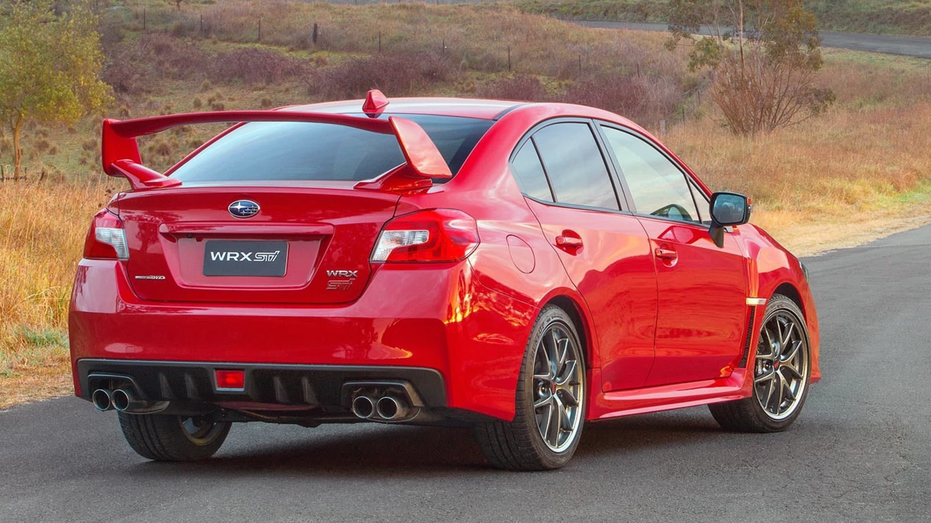 Спойлер Subaru WRX STI антикрыло накладка на багажник ляду бленда суба