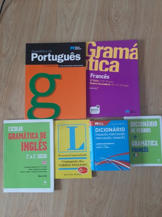 Novos- Livros apoio escolar 2o, 3o ciclo e secundário
