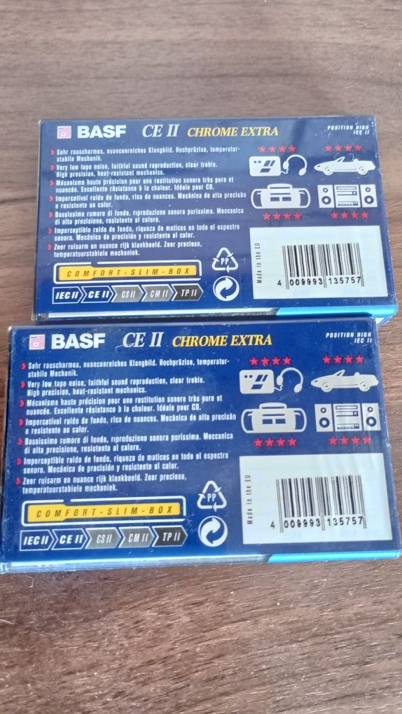 Kaseta BASF chrome ll 2 szt nowa folia