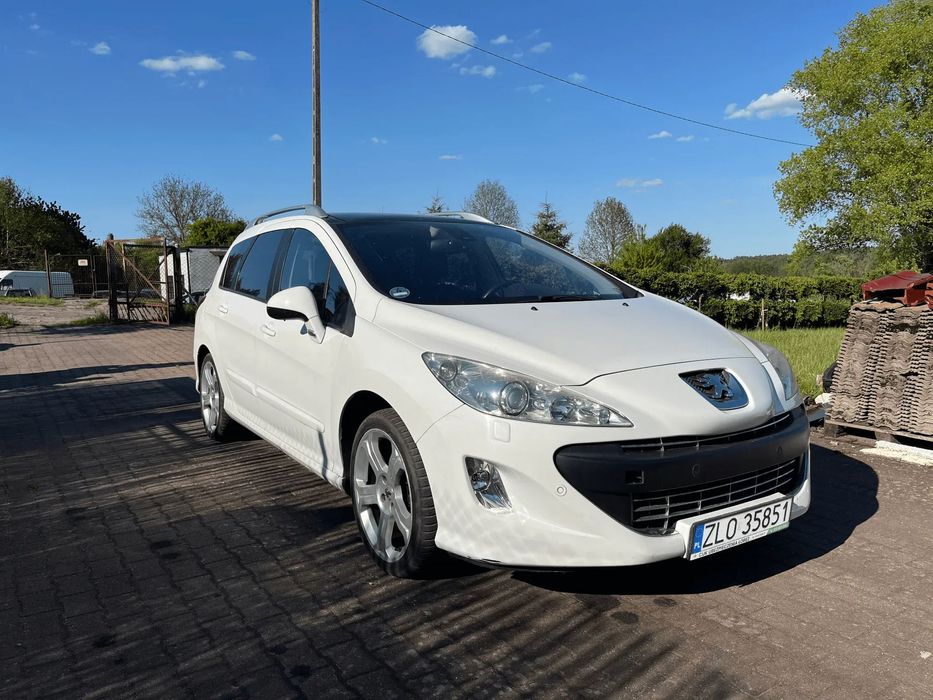 Peugeot 308 Peugeot 308 SW Platinium, bogata wersja, pełna dokumentacja