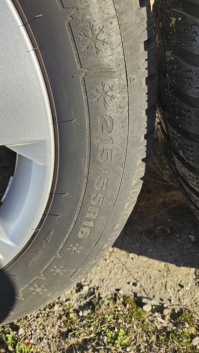 Koła alufelgi opony zima zimowe 5x110 215/55/16 opel vectra c astra h