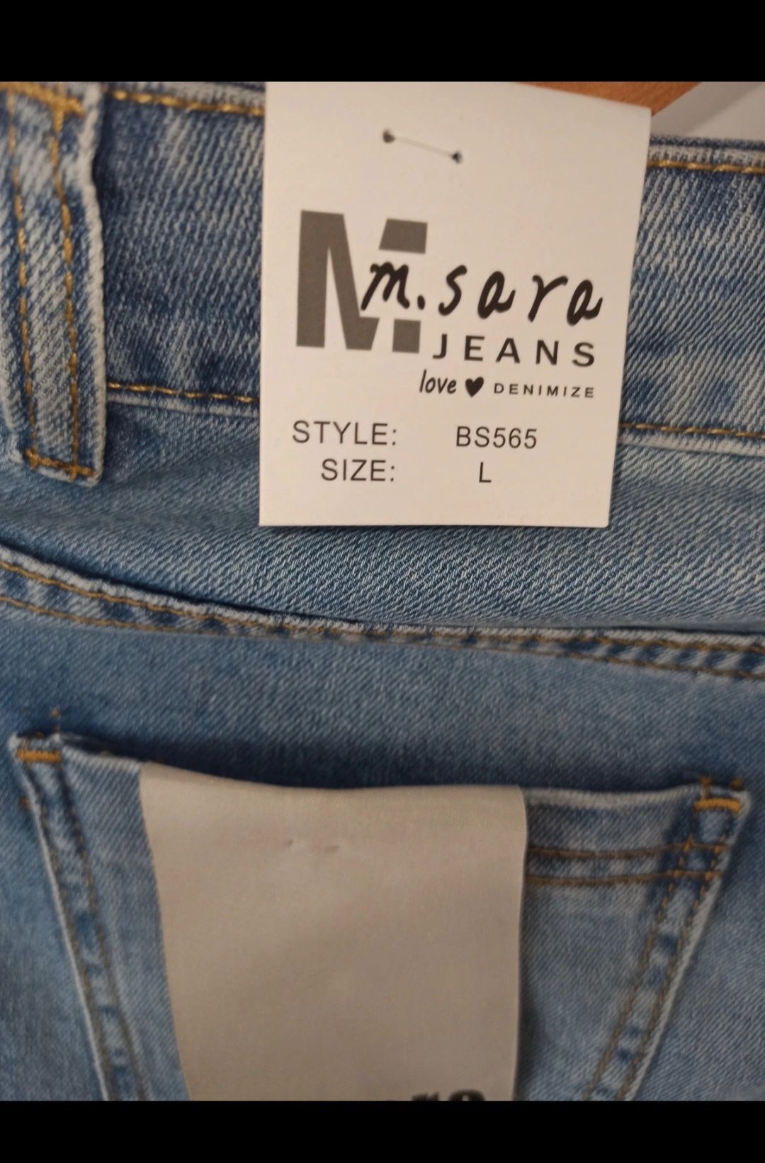 Nowe spodnie jeansy M Sara