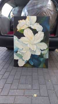 Piękny obraz kwiaty 70x100cm
