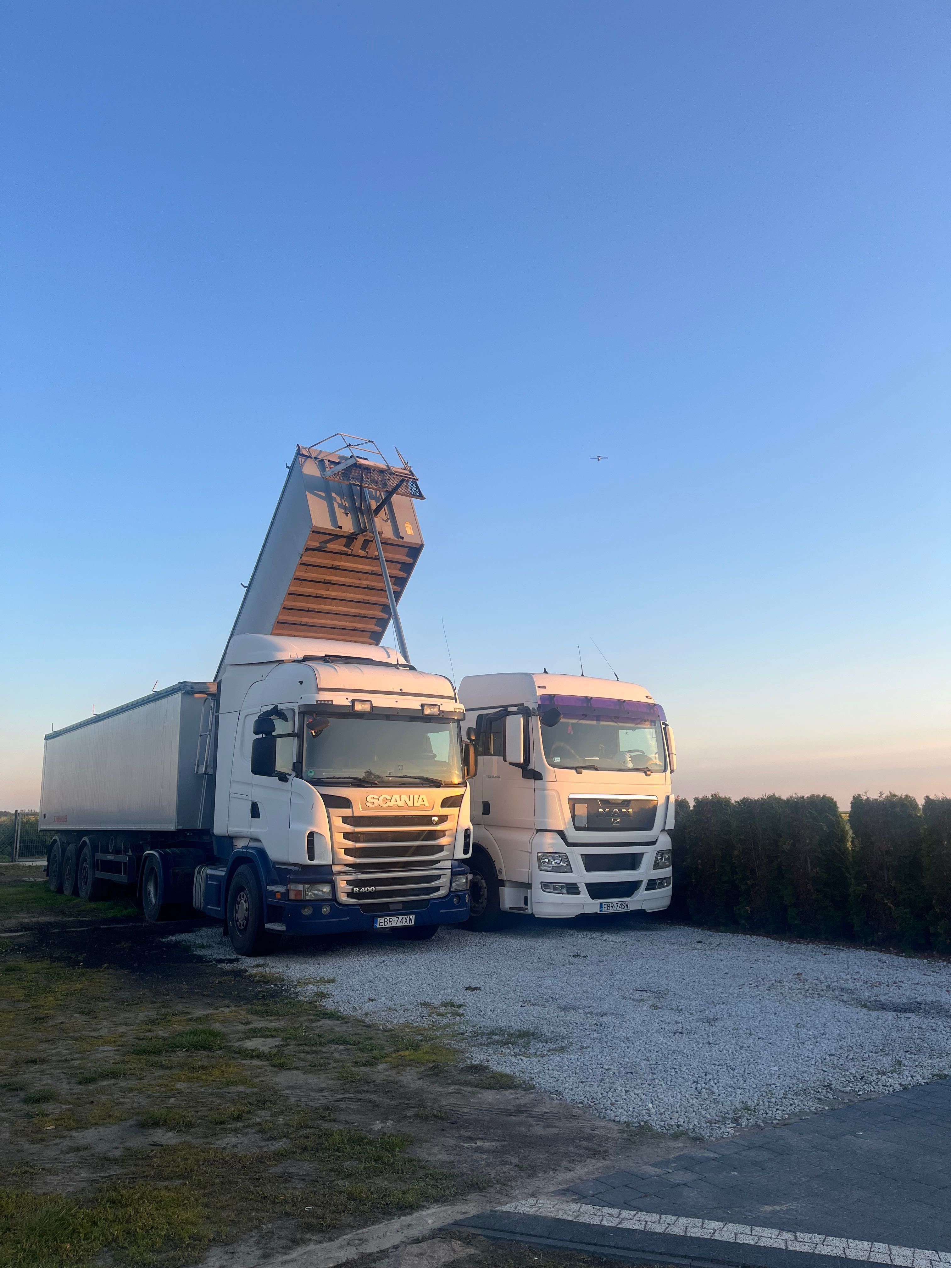 Naczepa wywrotka fliegl40m3 schwarzmuller50m3