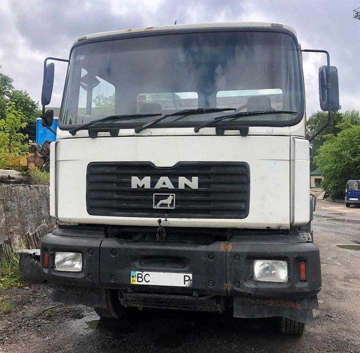 Самоскид MAN 35.364 з місцем за кабіною під грейфер кран маніпулятор