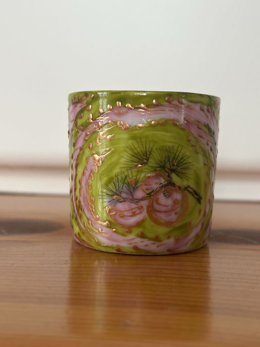 Filiżanka malutka ręcznie malowana