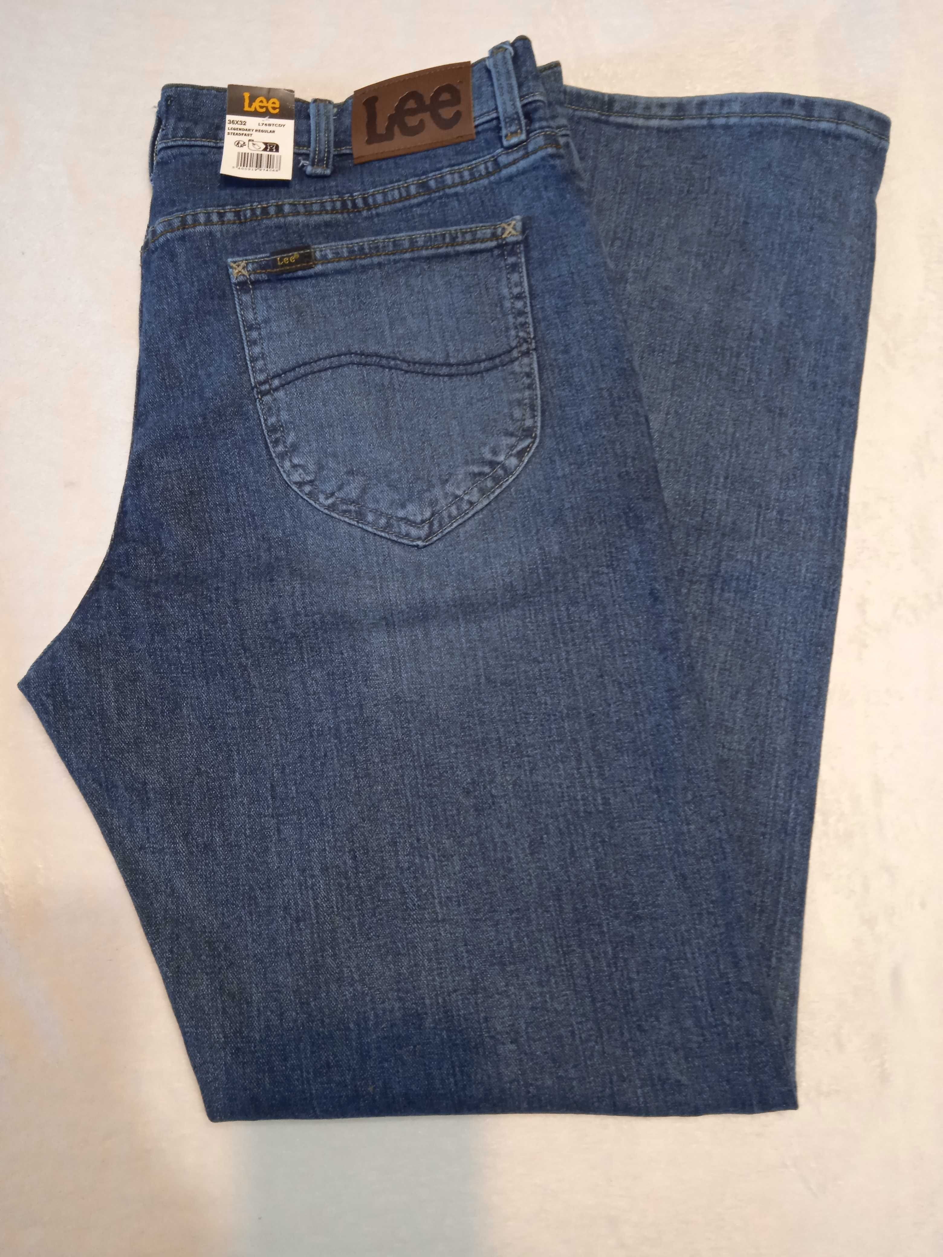 Lee Legendary Regular  Nowe spodnie jeansy W36 L32