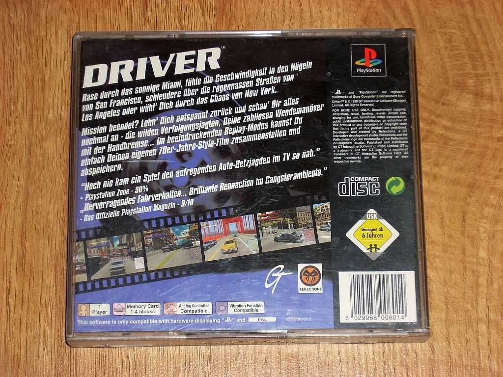 Gra oryginalna na konsole Sony PlayStation 1 PSX Driver
