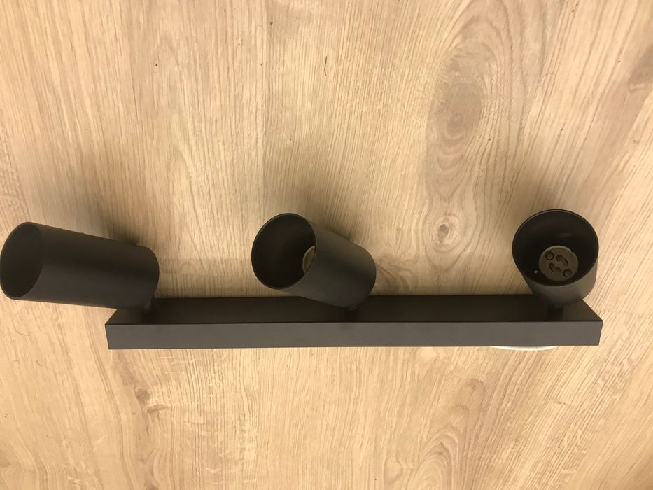 Lampy sufitowe czarne 4szt.