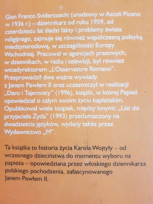 Jan Paweł II, Historia, Karol Wojtyła - Gian Franco Svidercoschi