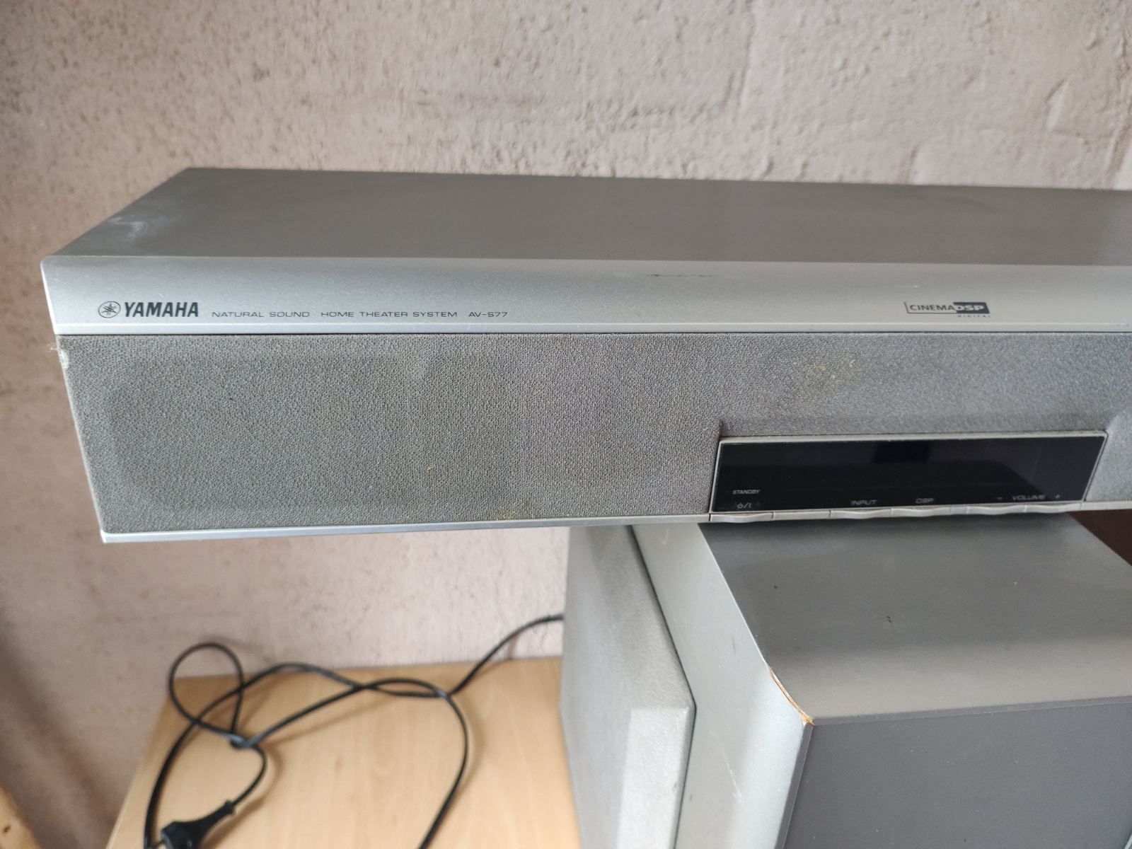 Cаундбар ,домашний кинотеатр,музцентр, Yamaha av-s77,комплект проводов