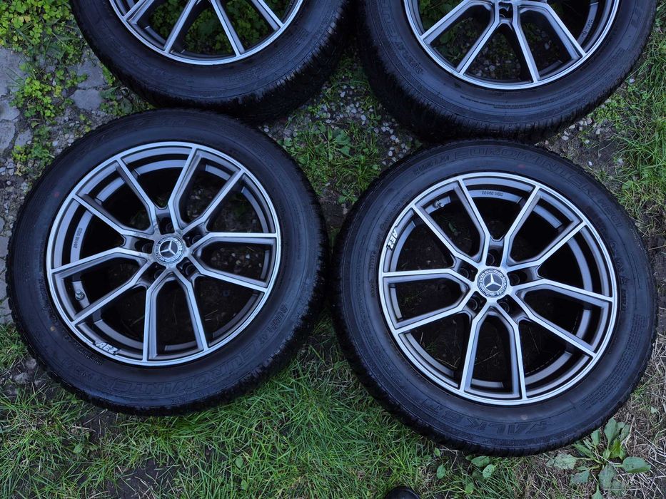 Koła zimowe 5x112 225/55R17 7,5mm bieżnik 2022rok Mercedes E C