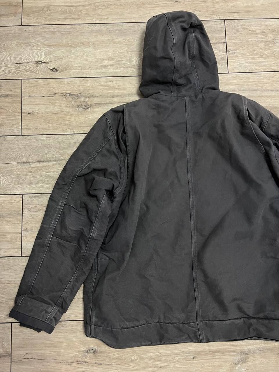 Чоловічі вінтажна утеплена робоча кофта куртка Carhartt XL з капюшоном
