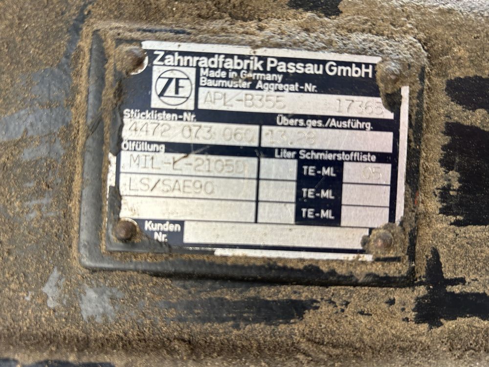 Most APL-B355 koparka Cat 212 zwolnica, zwrotnica