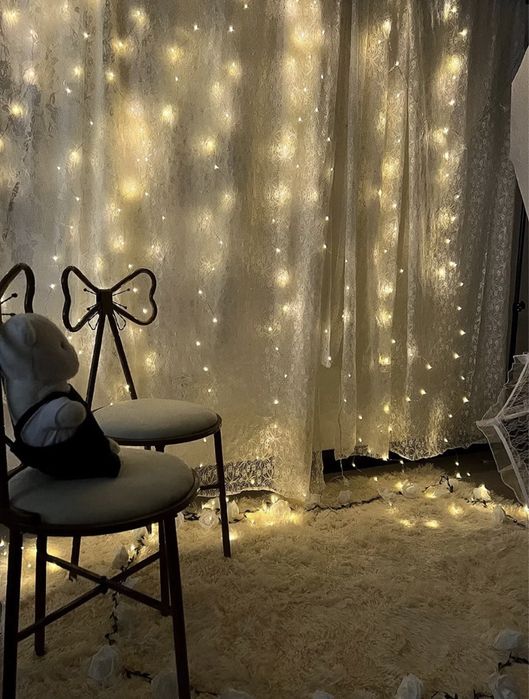 СУПЕР ЦІНА!!! Гірлянда штора Роса USB 3*2 та 3*3