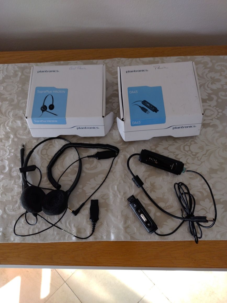 Kit headset Plantronics USB
