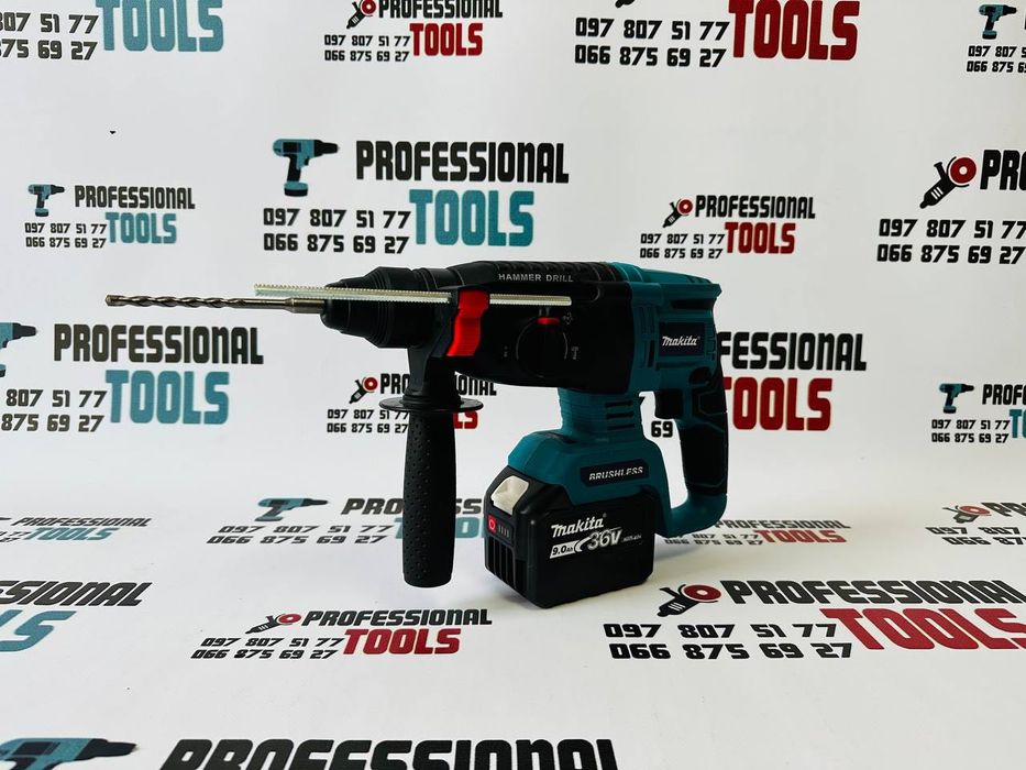 Акумуляторний набір 3в1 Makita 36V Перфоратор + Шуруповерт + Болгарка