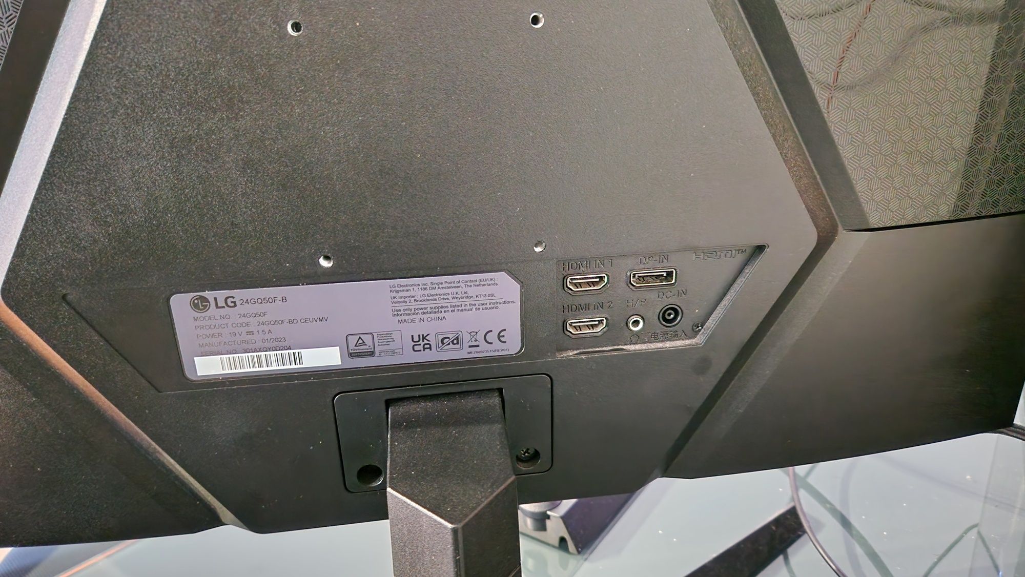 Monitor LG 24" 165hz