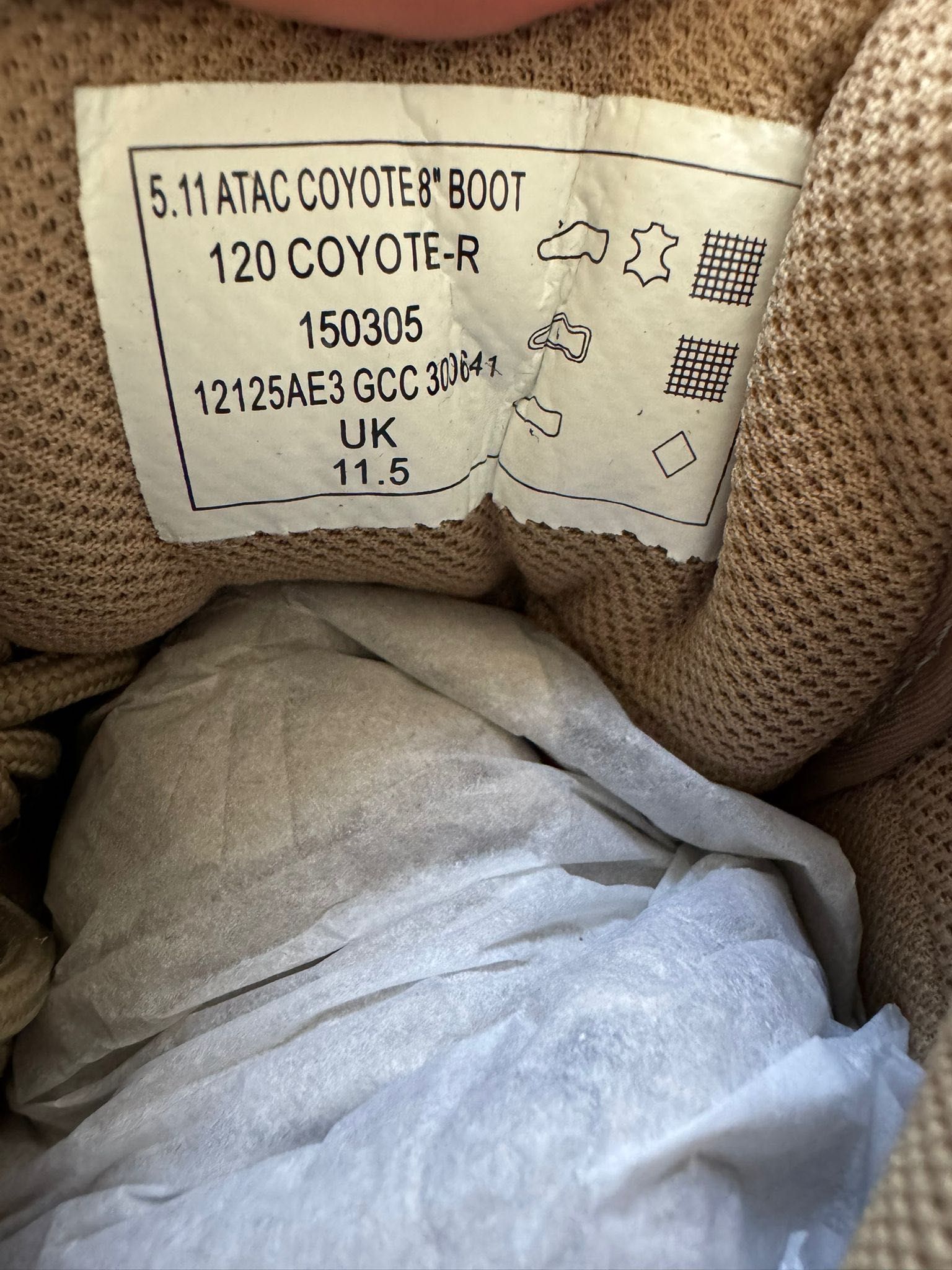 Nowe buty Taktyczne-Militarne 5.11 TACTICAL brązowe coyote 45,5