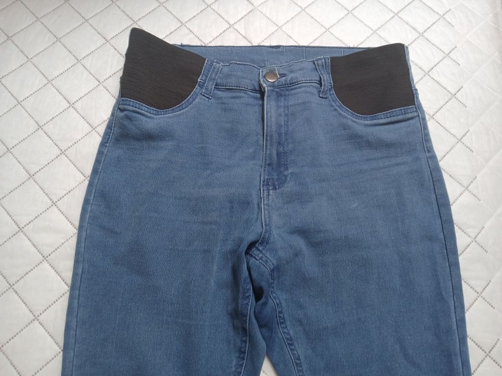 Spodnie Jeans Miękki L-XL Jak Nowe