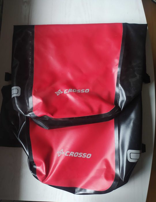 Sakwy Crosso Dry 60 / System Crosso - Czerwony kolor