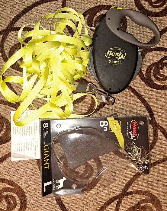 Smycz Giant Flexi L 8 m stan bdb.