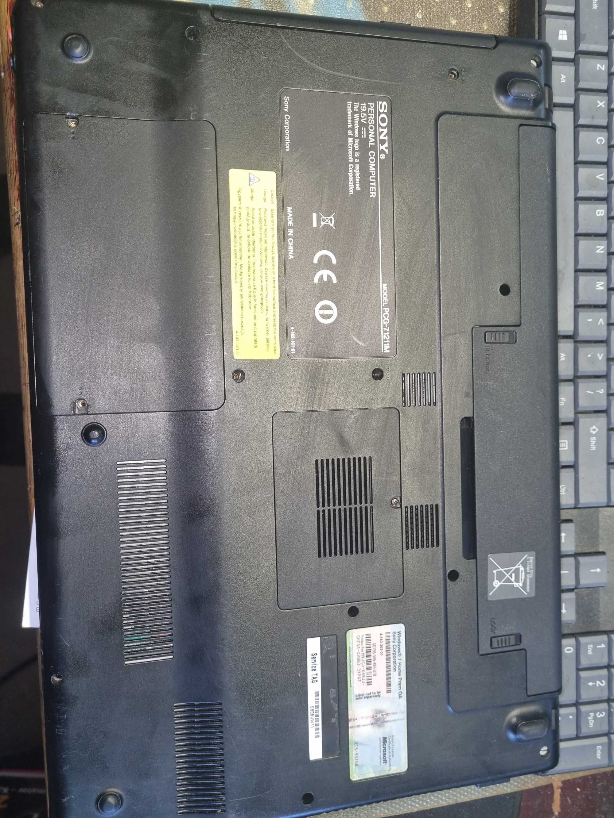 Laptop sony vaio