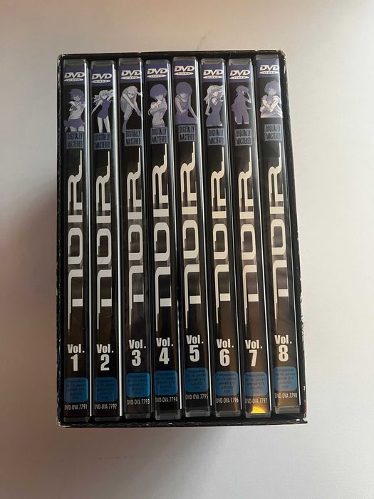 NOIR - anime DVD, komplet, edycja kolekcjonerska w boxie, stan b.dobry