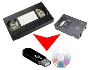 Оцифровка відеокасет VHS, Mini DV - 150 грн./година