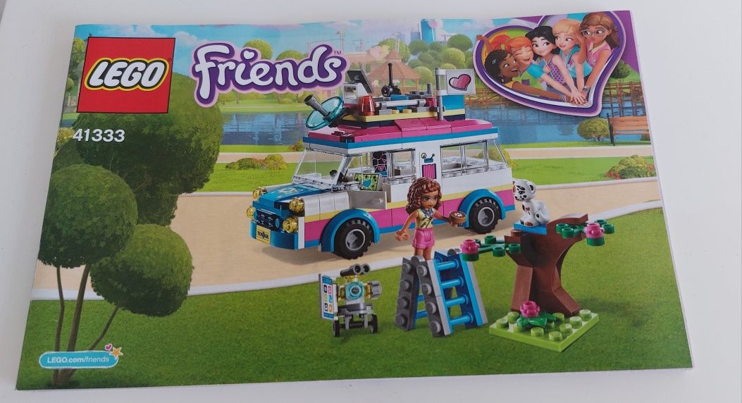 Zestaw Lego Friends 41 333 furgonetka Oliwii