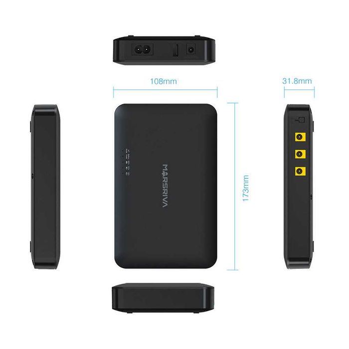 Marsriva kp1 ultra UPS повербанк 16000mAh