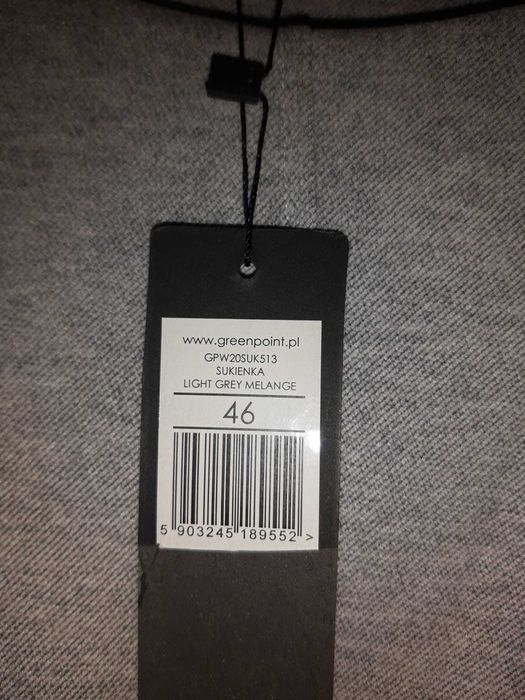 Sukienka damska luźna z rękawem 3/4