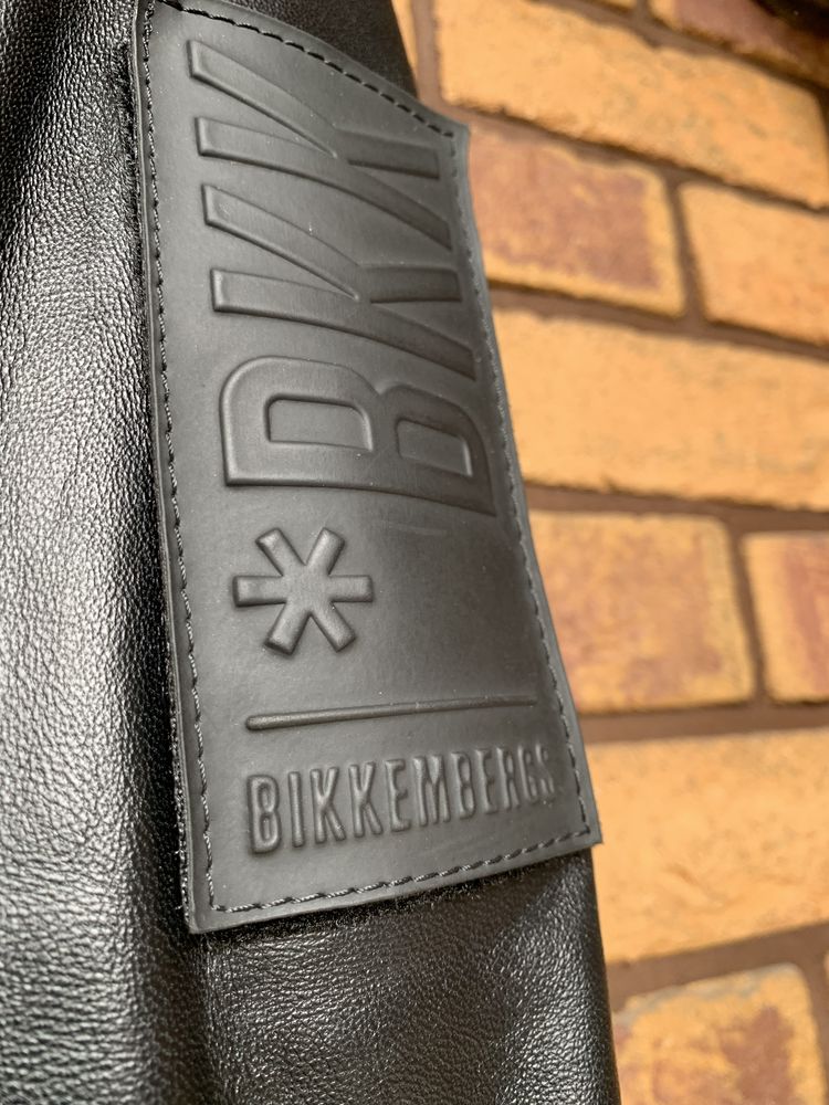 Куртка шкіряна BIKKEMBERGS