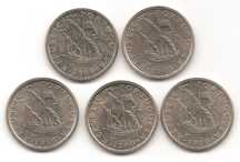 Moedas 5$00 1980
