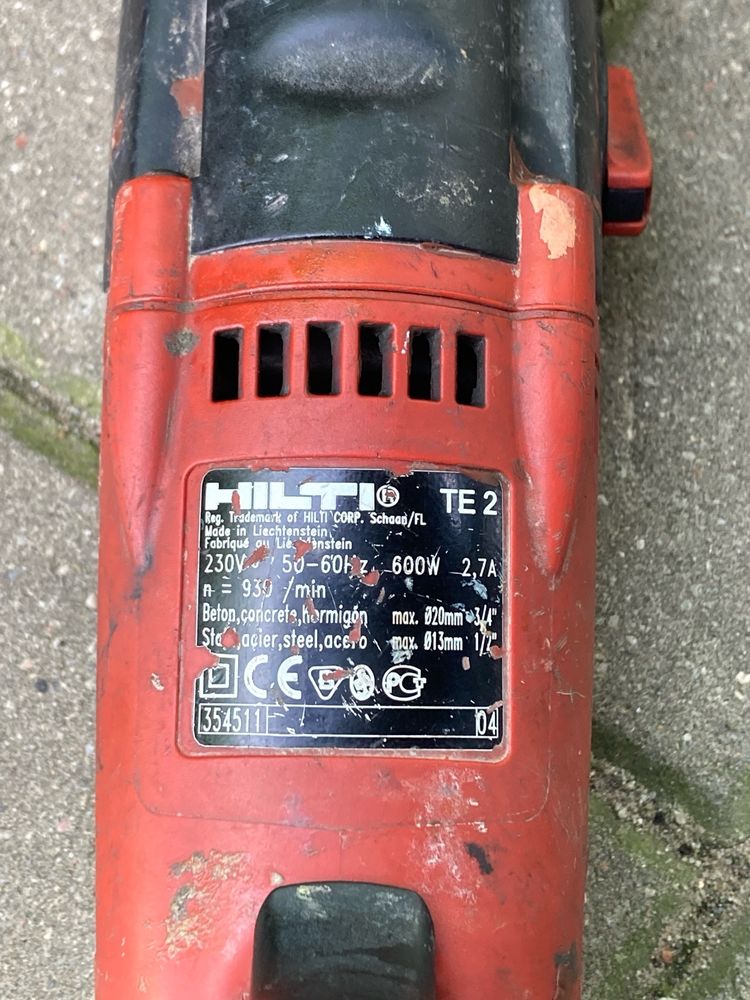 Młotowiertarka Hilti Te 2  600 W