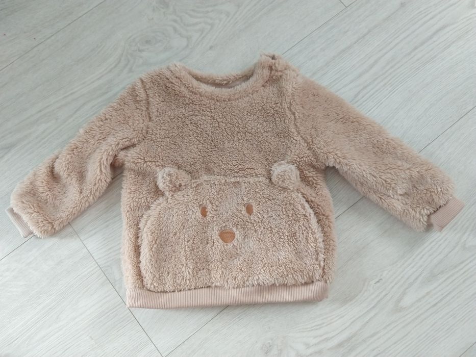 Pluszowa bluza rozmiar 86