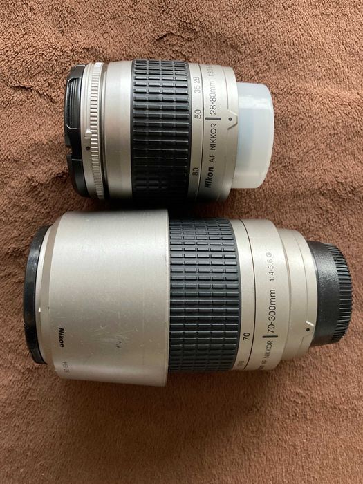 Lentes Nikon Nikkor AF 28-80mm e Objectiva Nikon 70-300