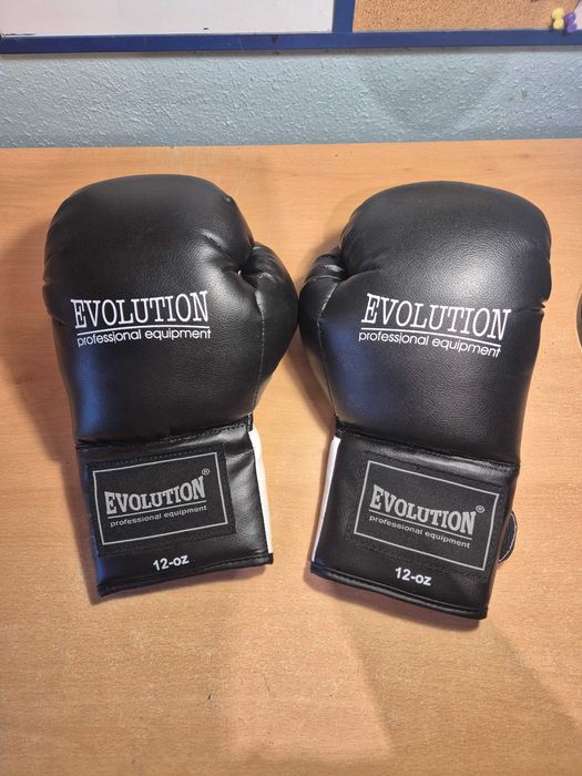 Rękawice Bokserskie Sparingowe EVOLUTION 12 OZ Dla Początkujących