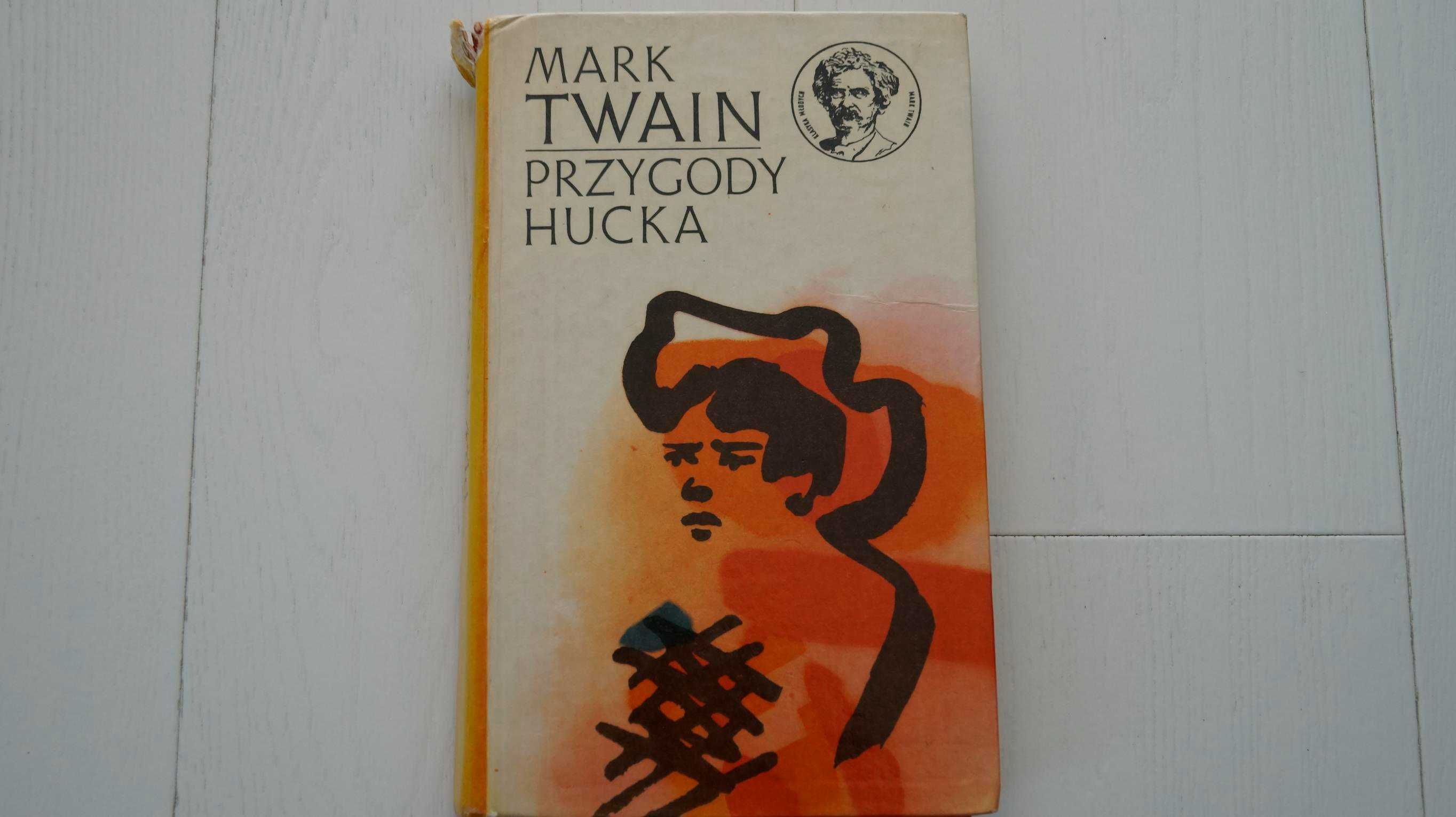 Książka Mark Twain Przygody Hucka, stan dobry