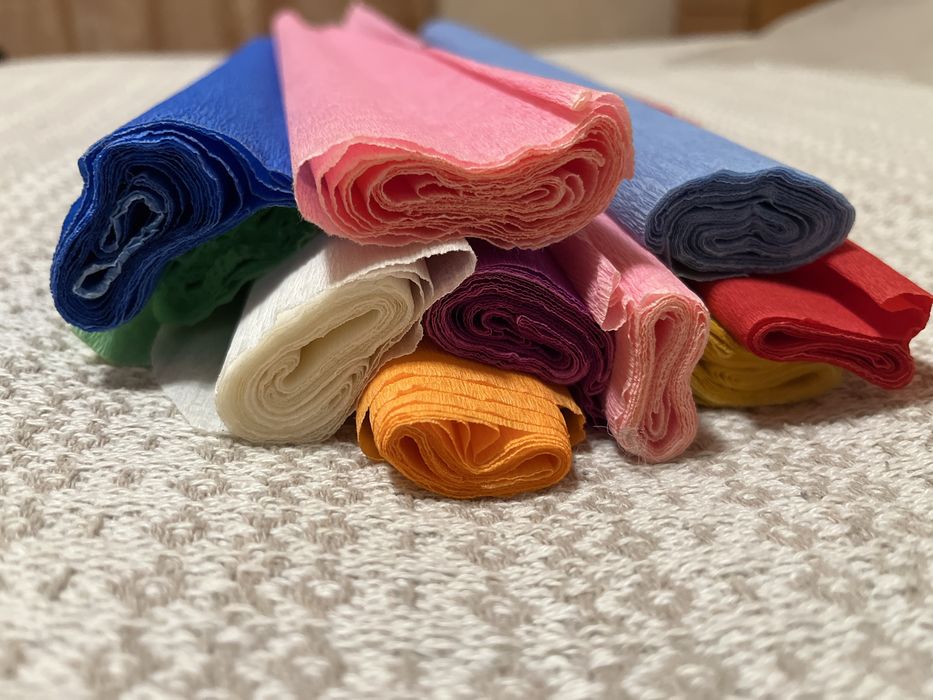 Креп-папір, гофробуга (жатка)